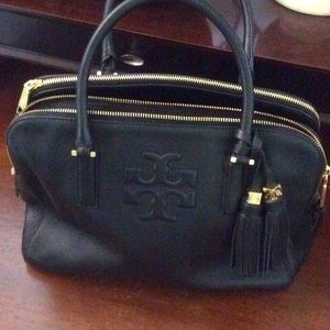 Tory Burch Thea Tassel Triple Zip Satchel
